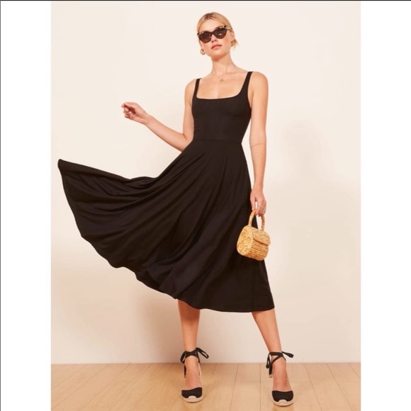 Reformation Dresses & Skirts - NEW Reformation Jeans Rou Black Dress Size XS